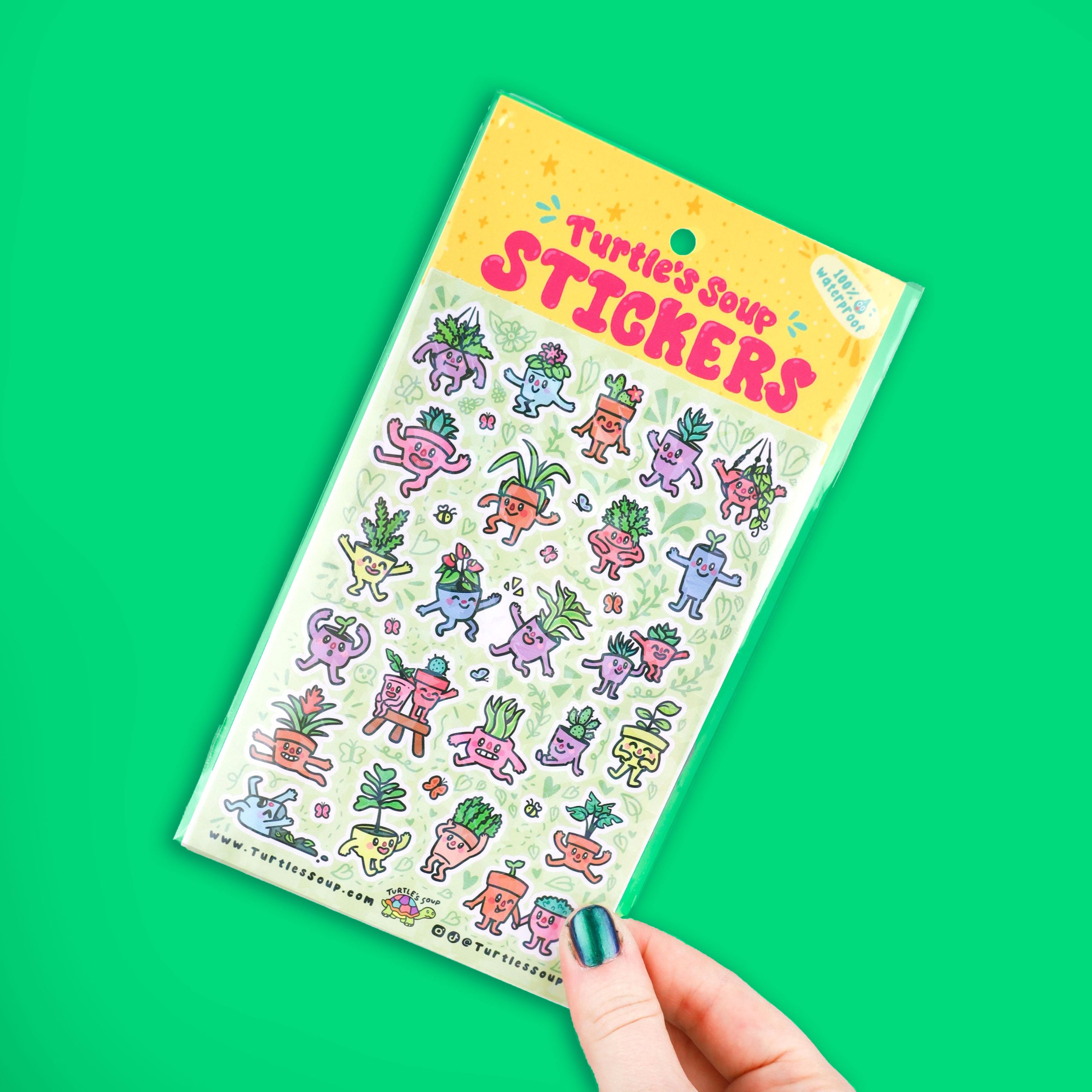 Happy Planters Vinyl Sticker Sheet