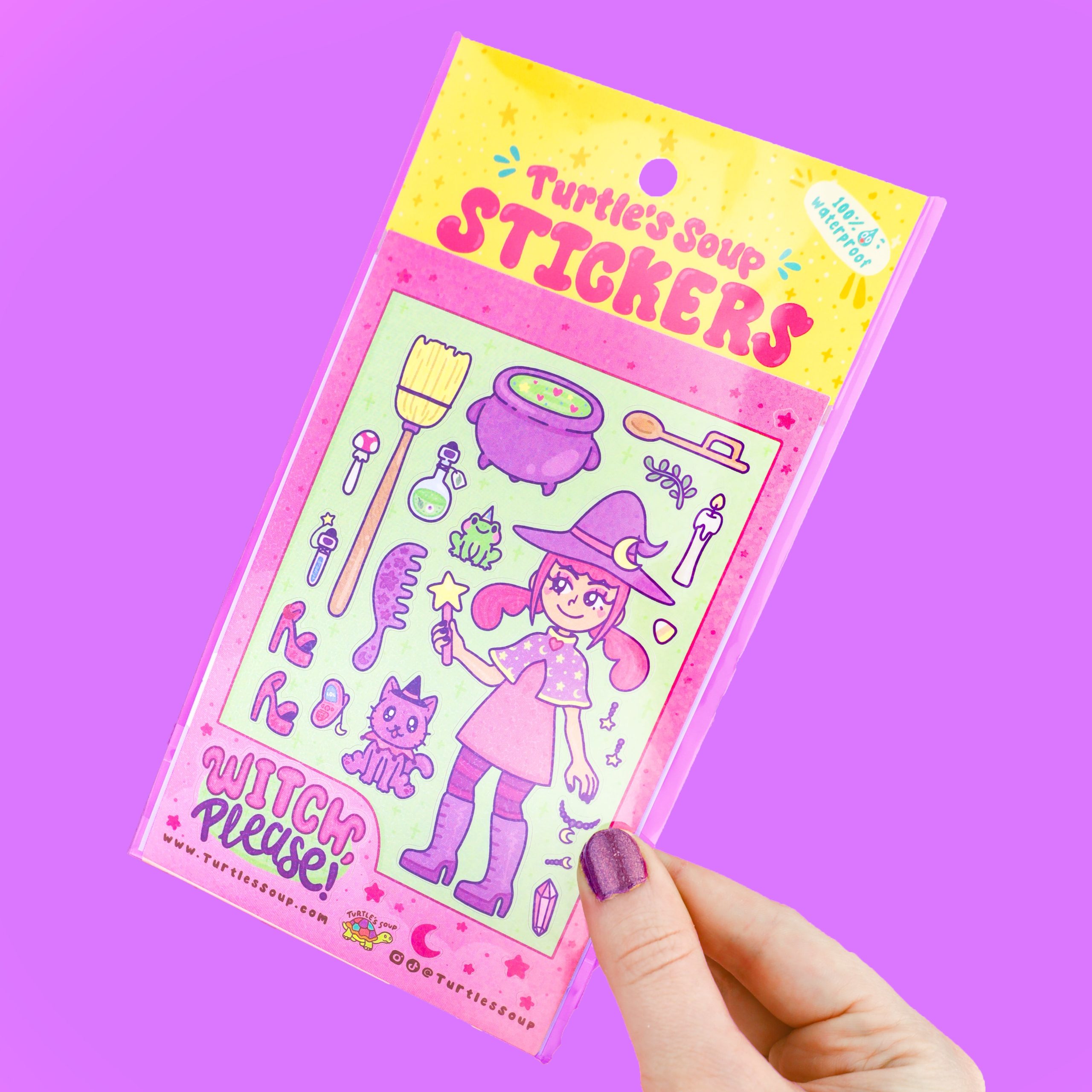 Witch Doll Witchy Sticker Sheet