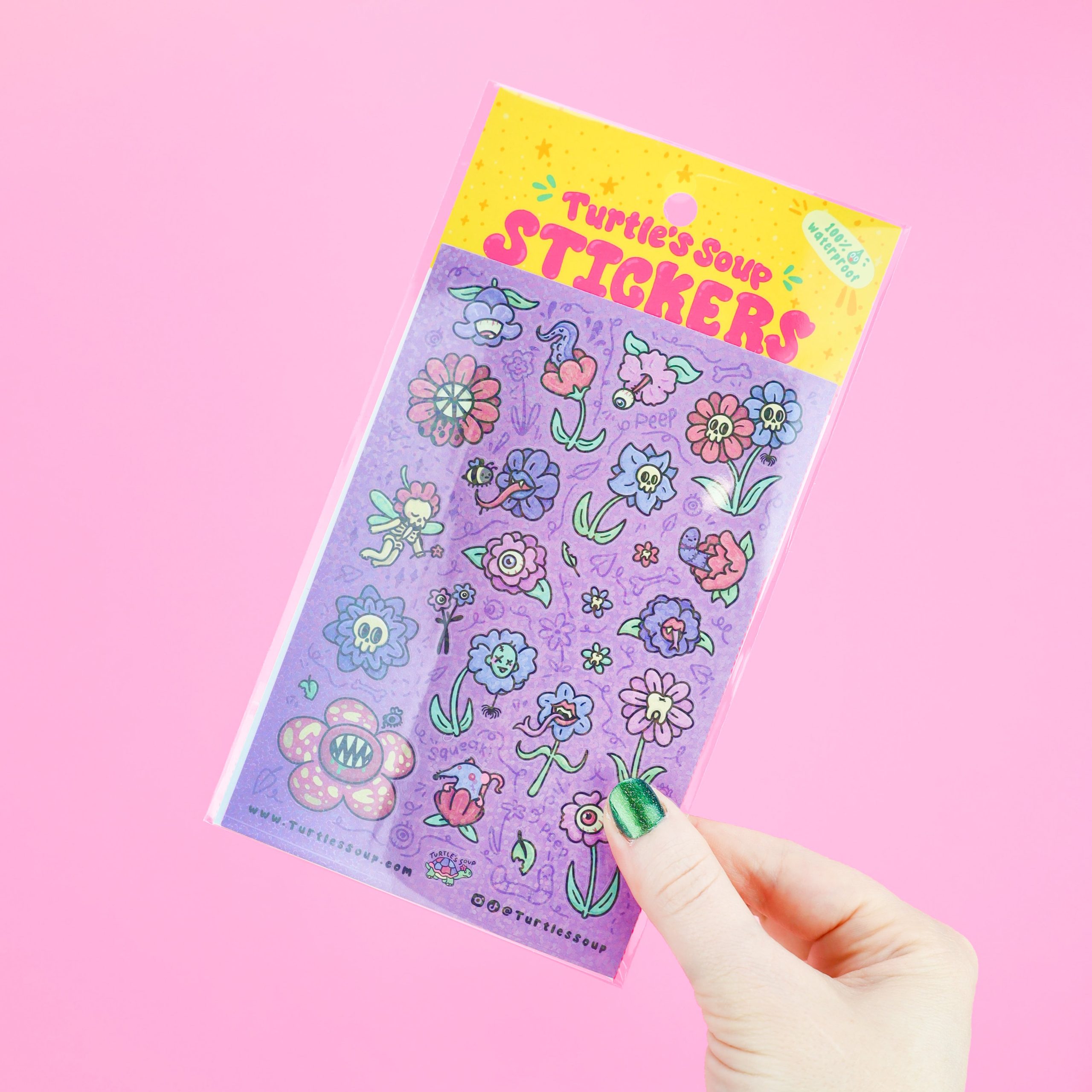 Frightening Flowers Sticker Sheet