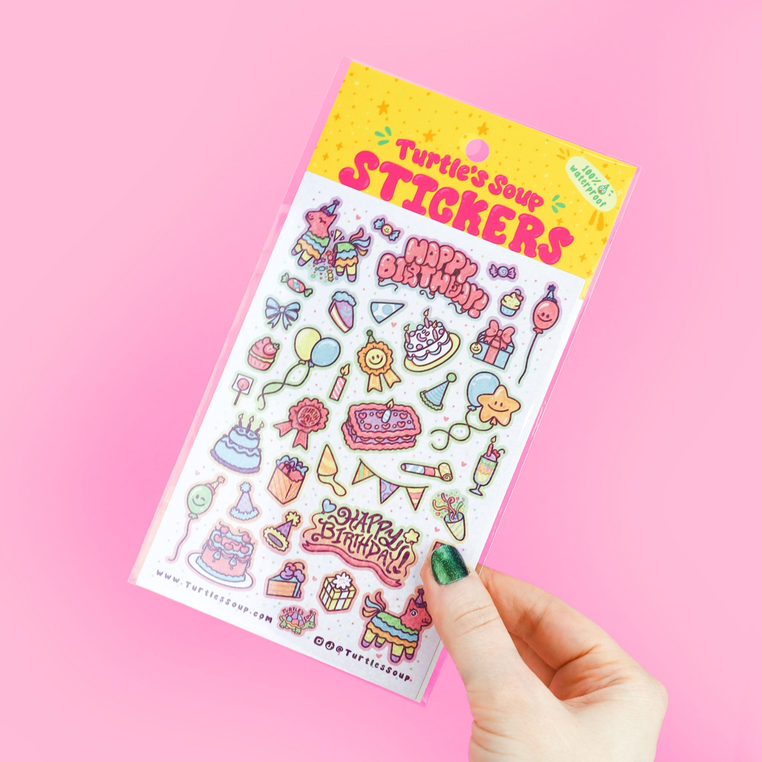 Birthday Stuff Sticker Sheet