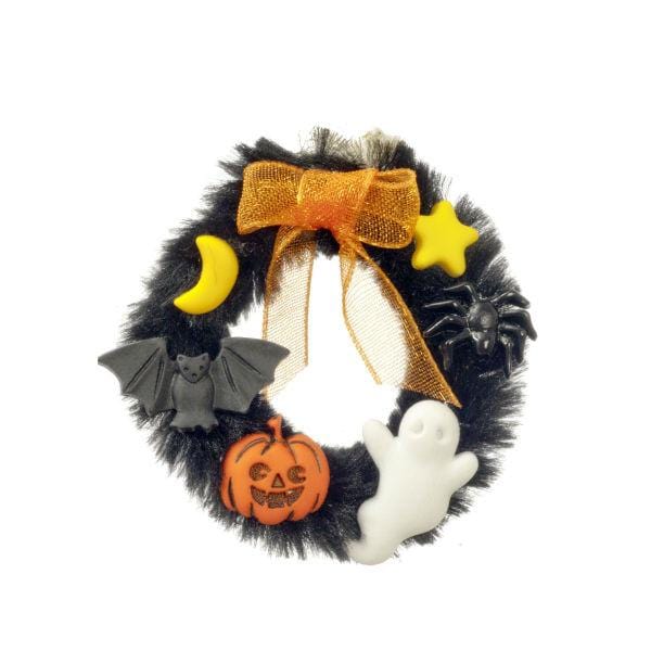 Halloween Dollhouse Miniature Wreath