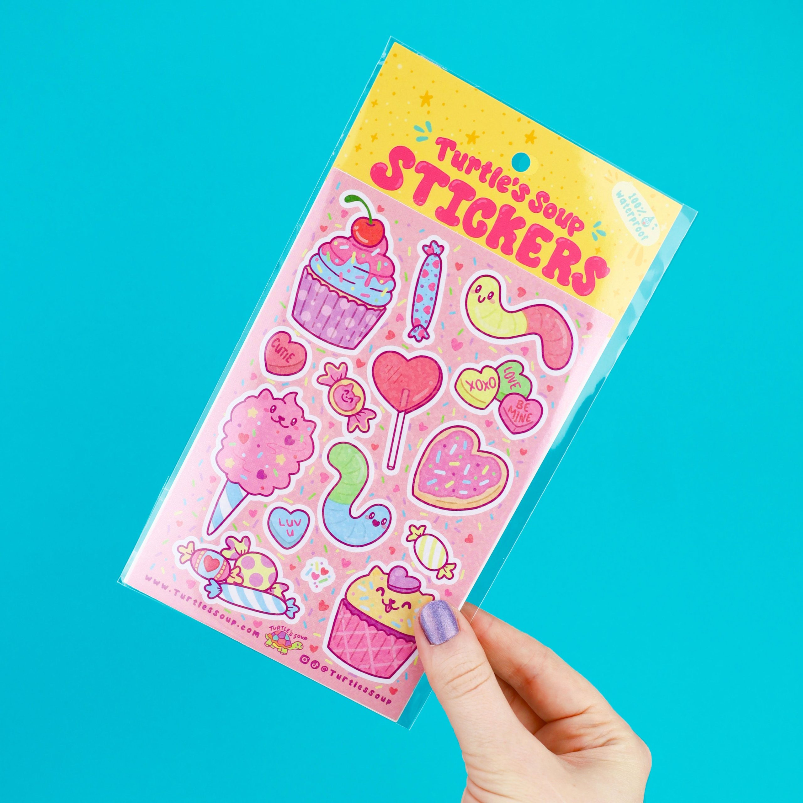Kawaii Sweet Treats Glitter VInyl Sticker