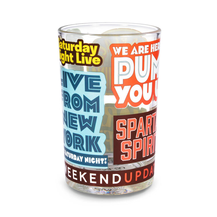 SNL Best of SNL Slogans Collectible Drinking Glass