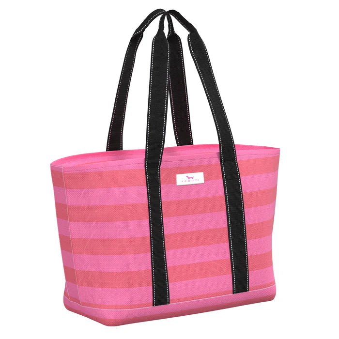 SCOUT Woven Tote in Bubblegum and Watermelon