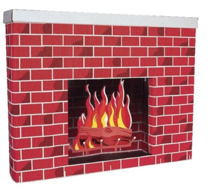Corobuff Corrugated Fireplace