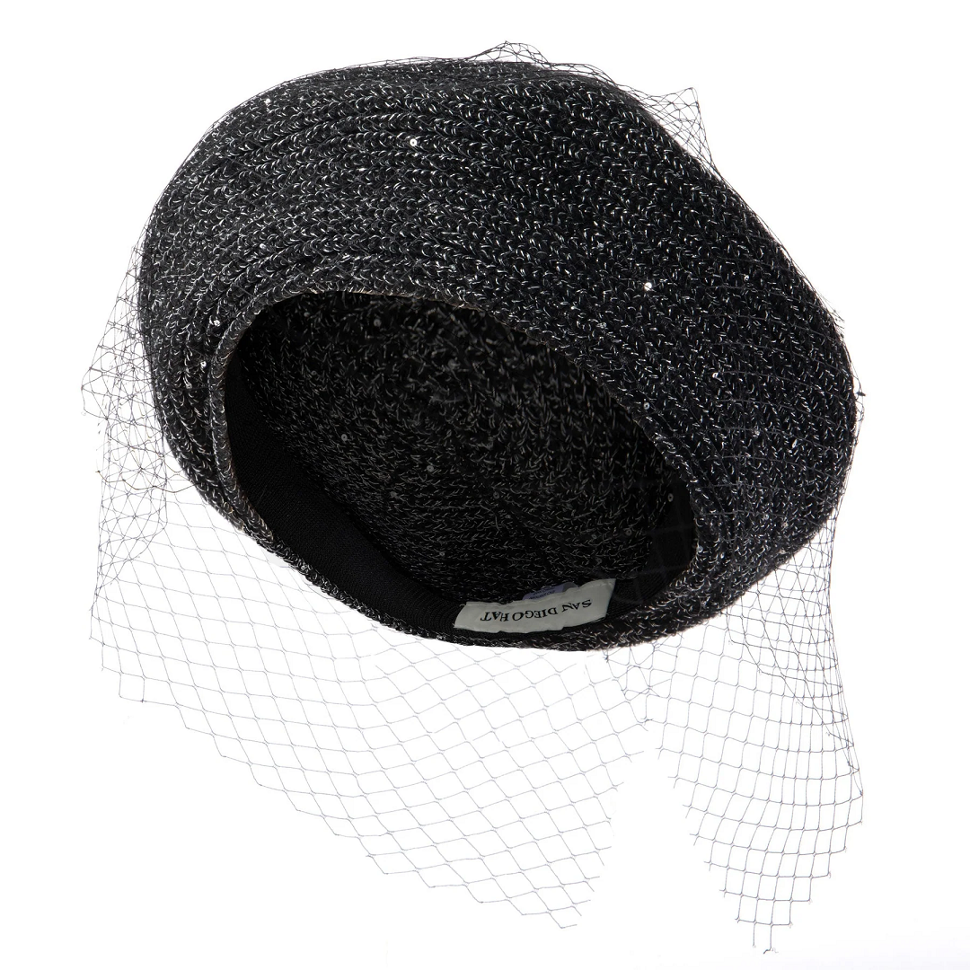 Bianca Slouchy Lurex Beret