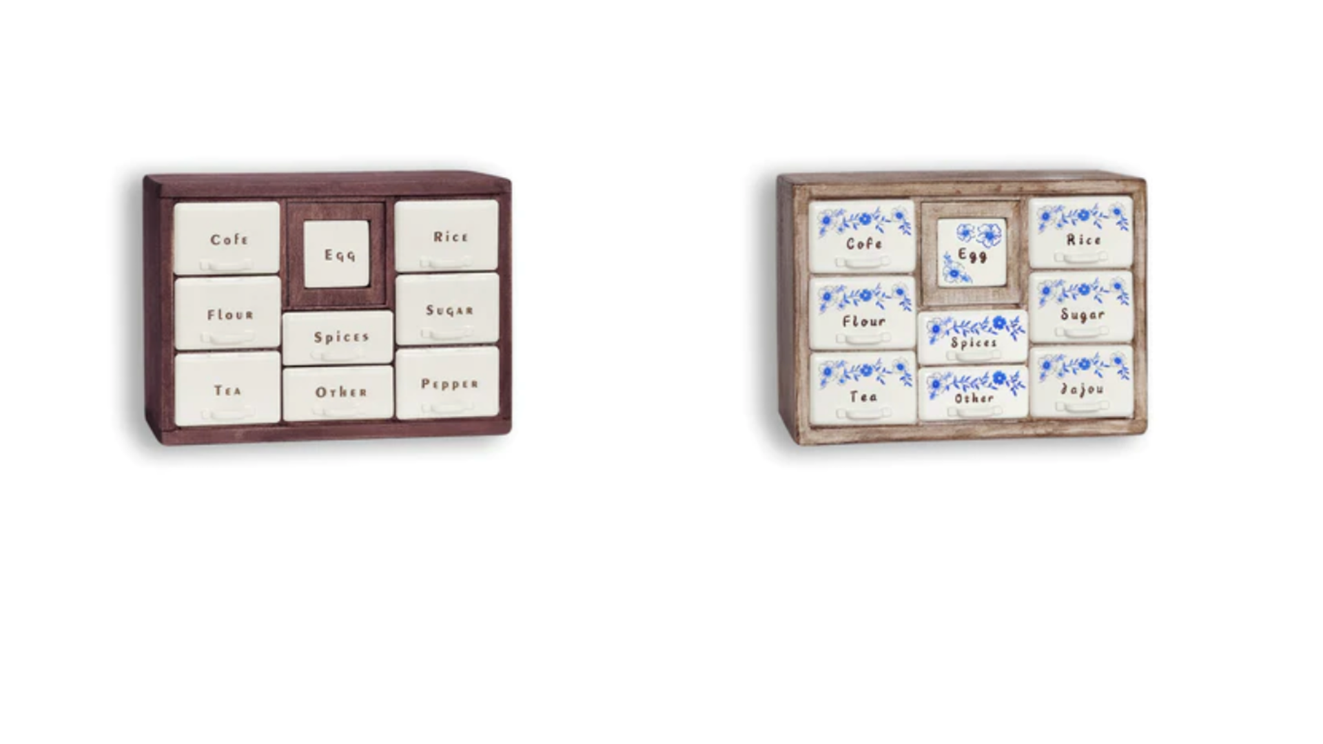 Miniature Toy Spice Cabinets