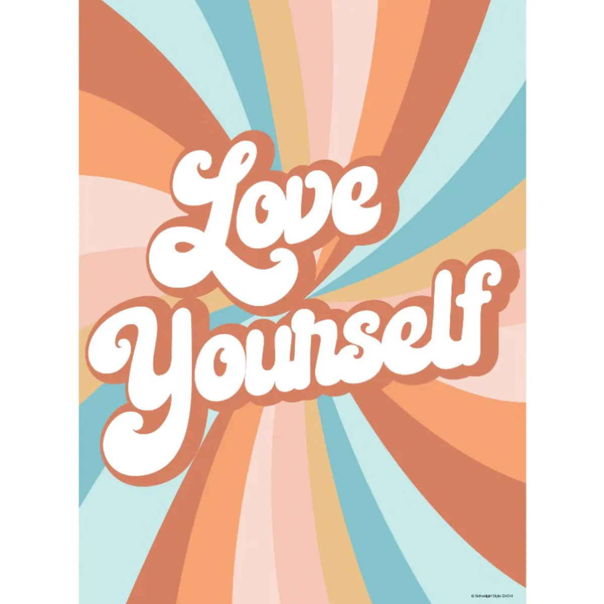 Good Vibes - Love Yourself Poster by Schoolgirl Style