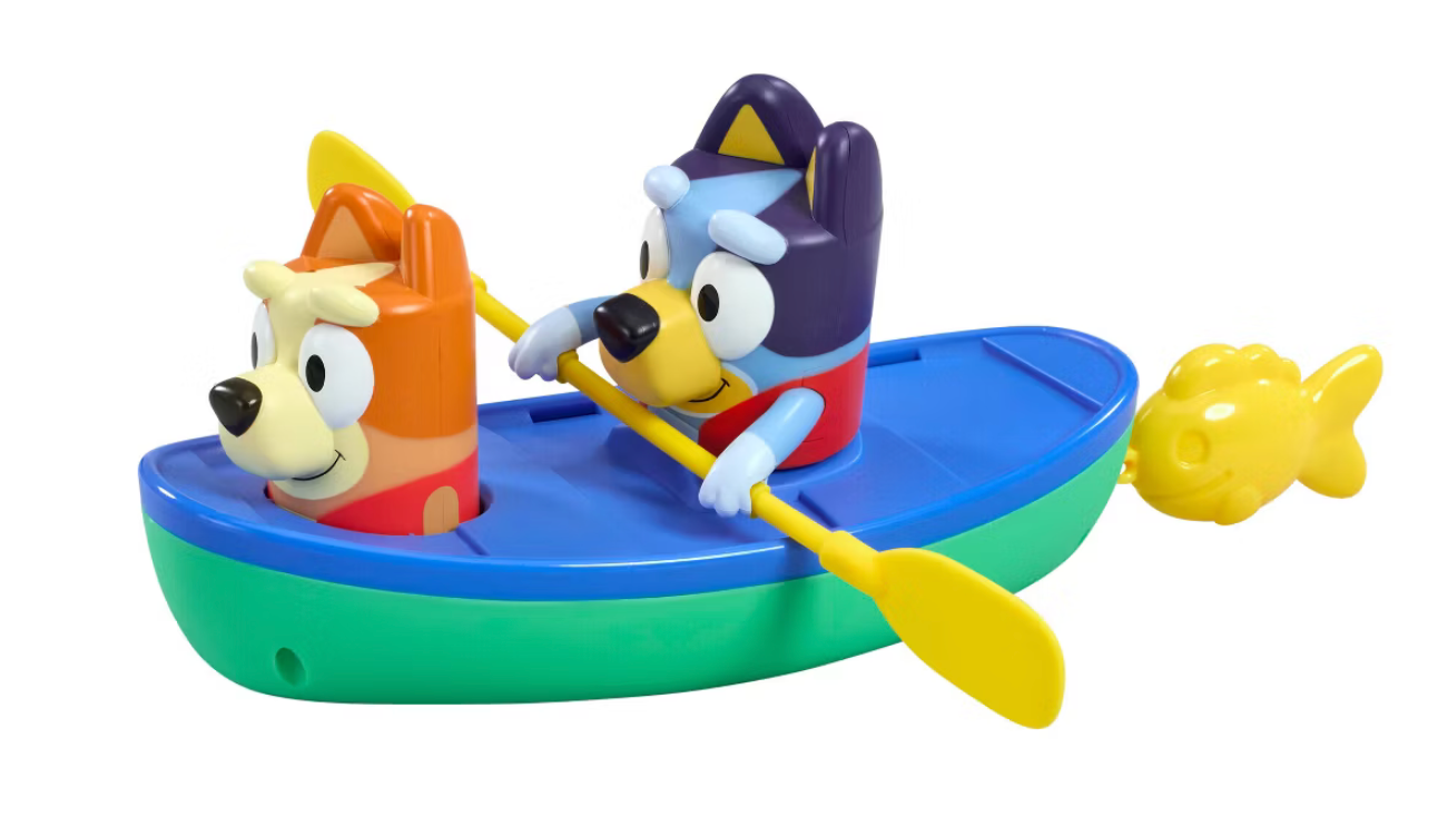 Bluey Paddling Canoe