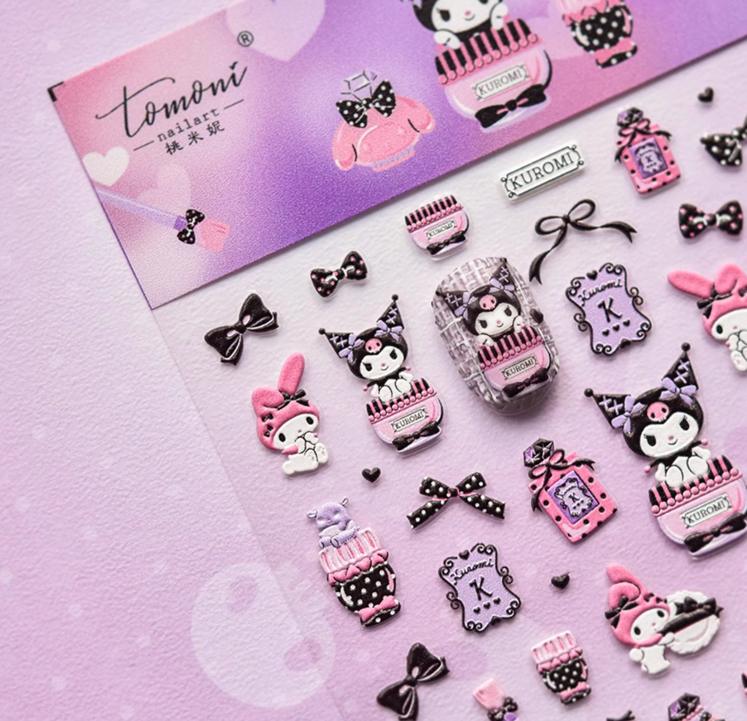 Sanrio Tomoni Nail Art Stickers