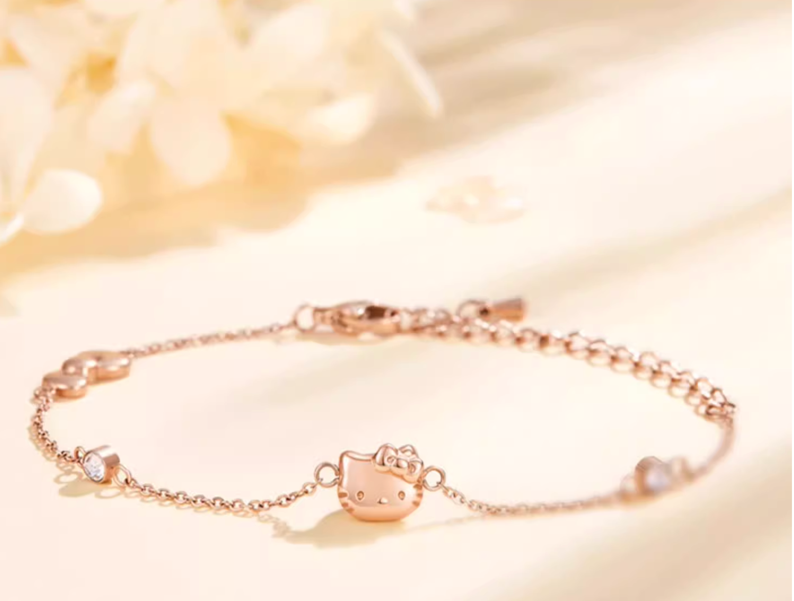Hello Kitty Rose Gold Bracelet
