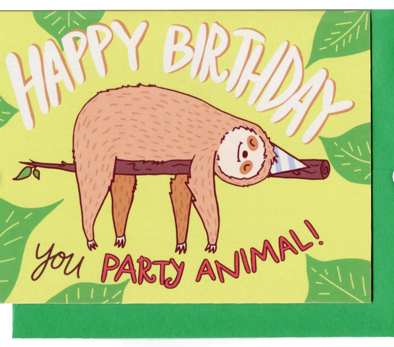 Happy Birthday You Party Animal Card