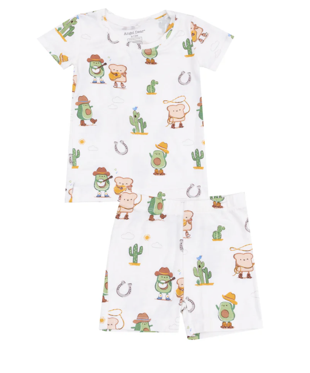 Avocado Toast Western Loungewear Short Set