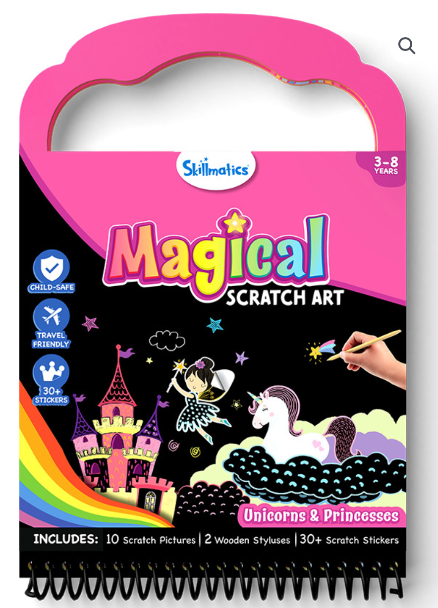 Scratch Art Activity Book: Unicorns & Princesses
