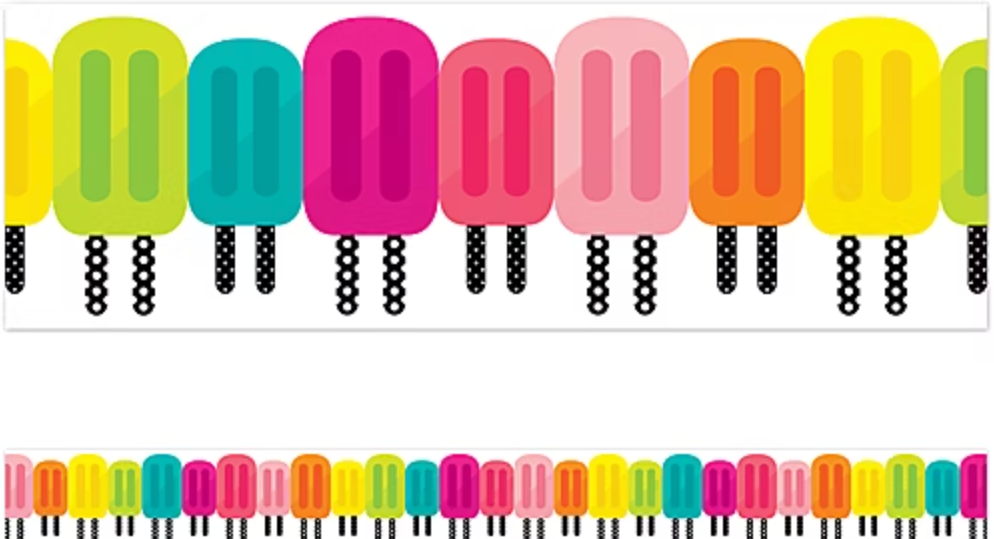 Simply Stylish Tropical Pops Straight Borders
