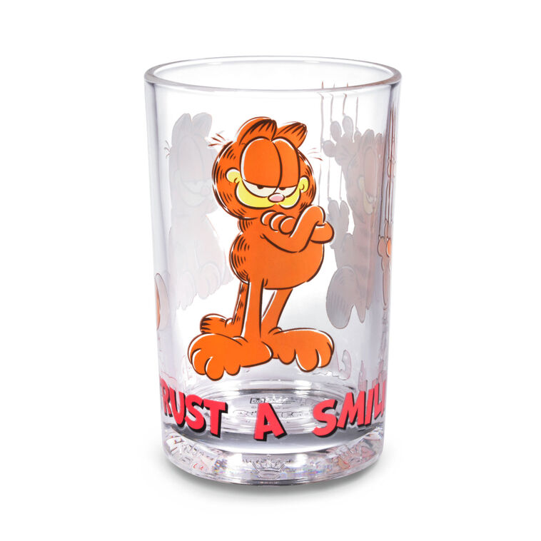 Nickelodeon Garfield Smiling Cat Collectible Drinking Glass