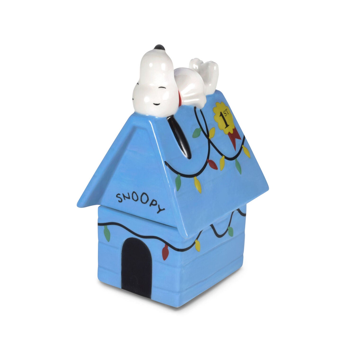 Peanuts® Snoopy on Holiday Doghouse Salt and Pepper Shakers, Set of 2