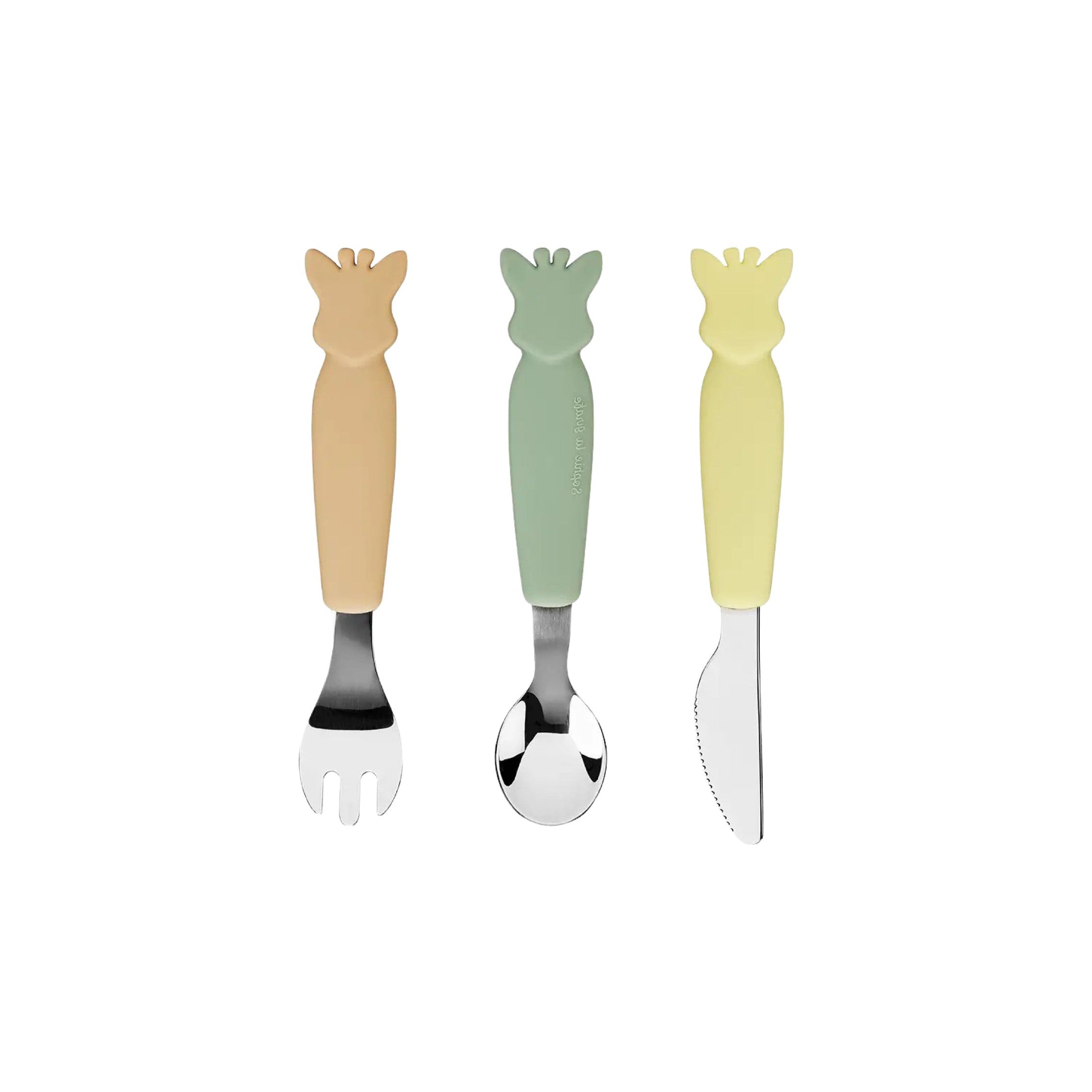 Sofie La Girafe 3-Piece Cutlery Set