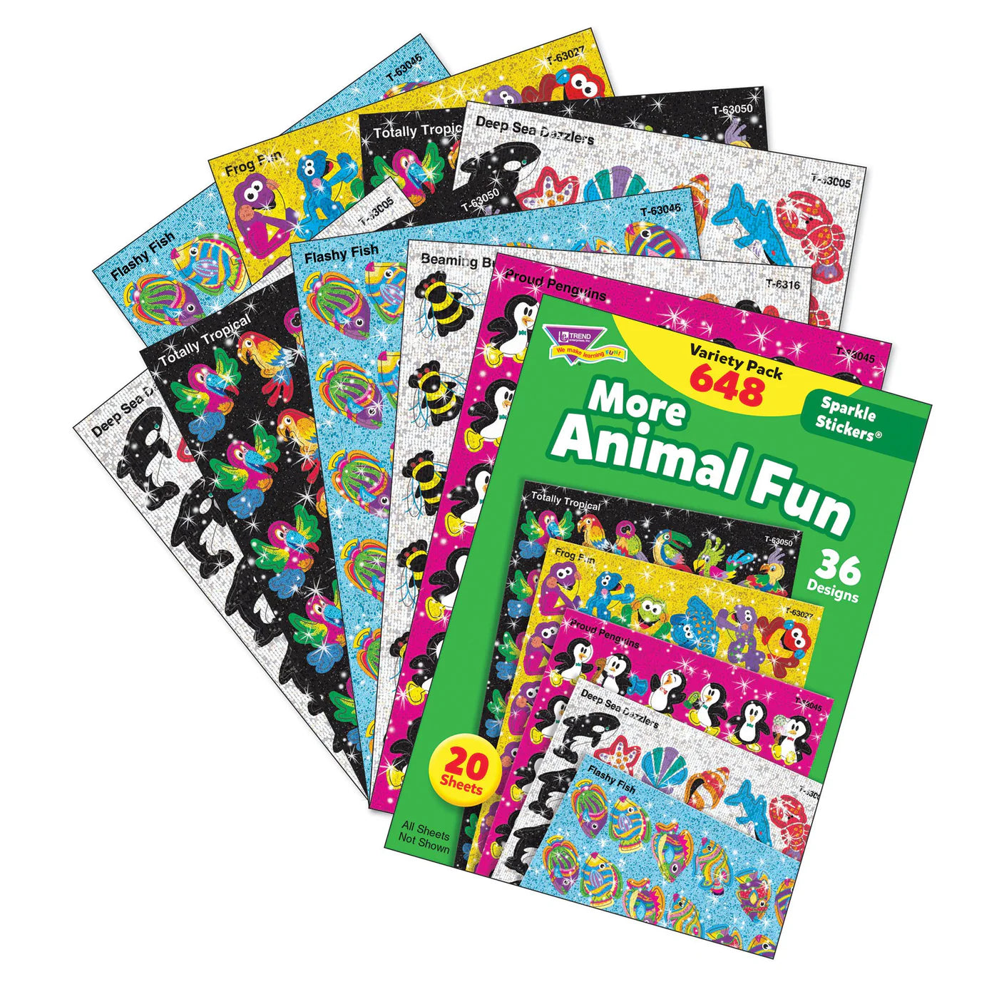 More Animal Fun Sparkle Stickers® Variety Pack