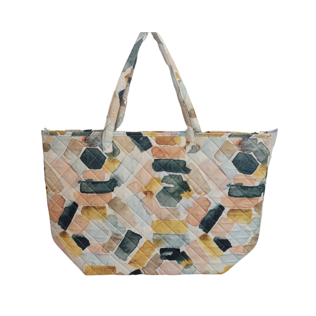 Awaken Quilted Tote Bag