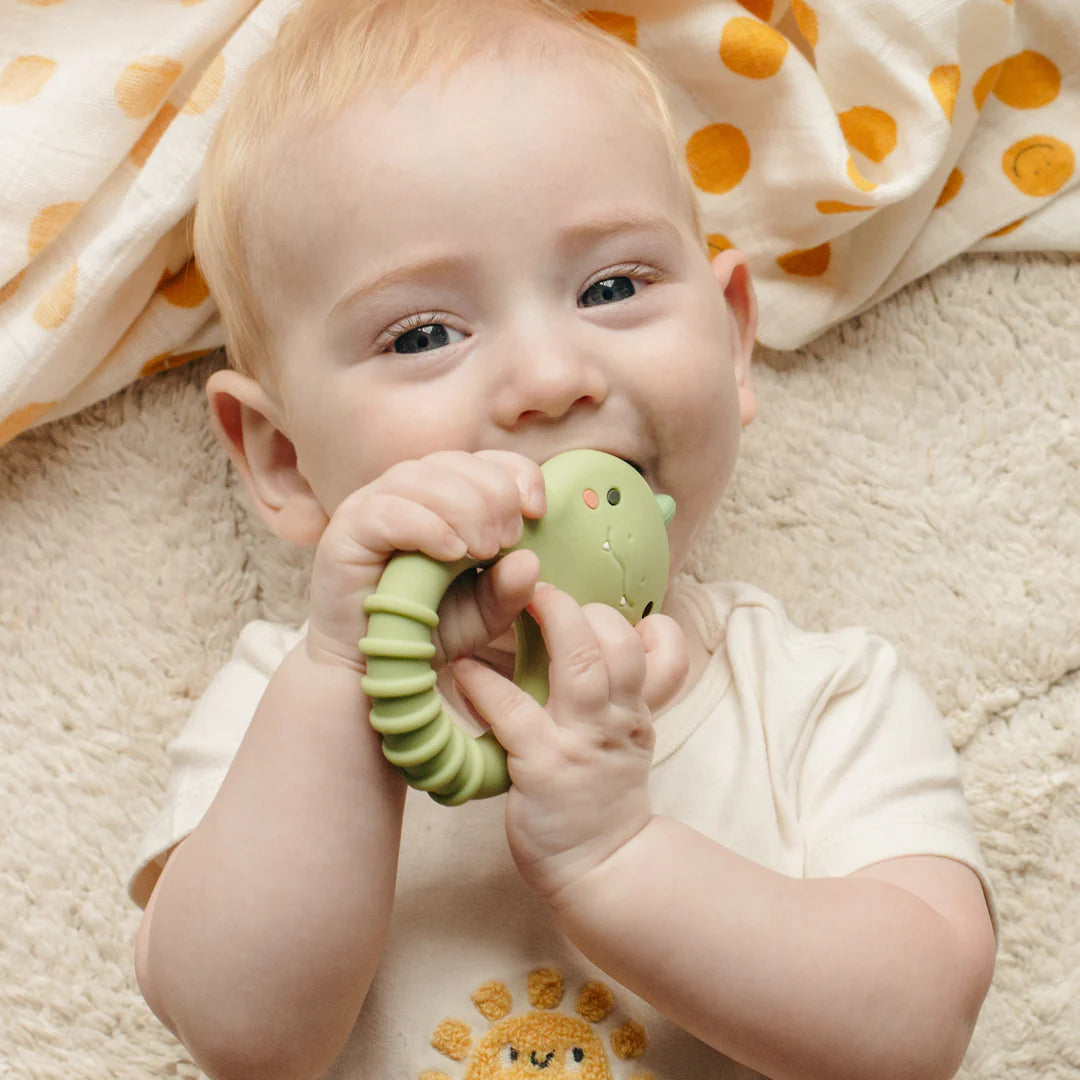 Dino Silicone Teether