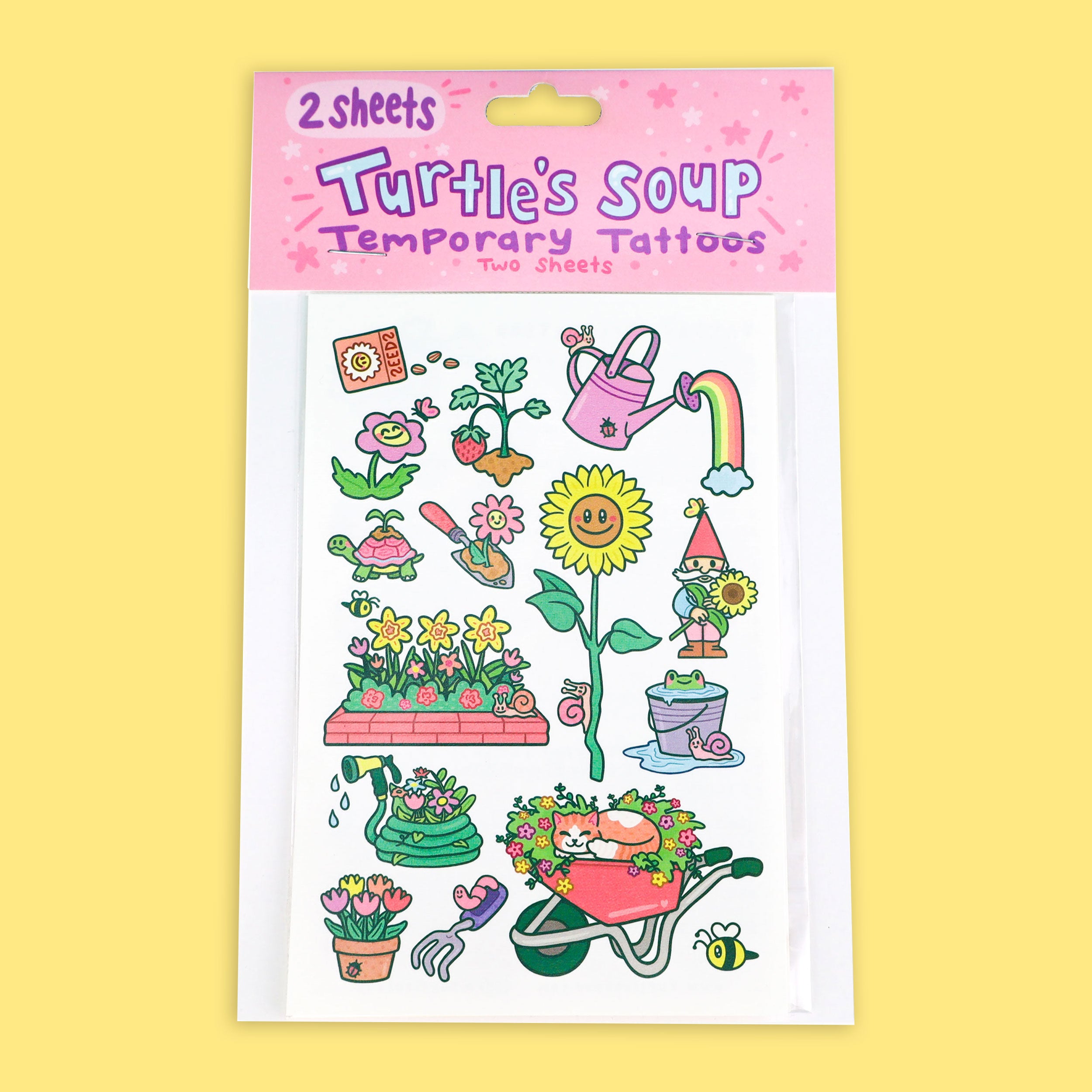 Gorgeous Garden Temporary Tattoos Set of 2