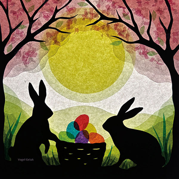 Toverlux Silhouette - Vogel Geluk - Bunny Treasures
