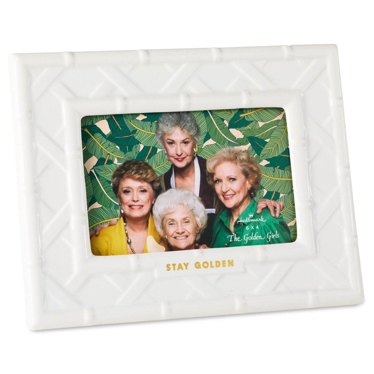 The Golden Girls Stay Golden Ceramic Picture Frame, 4x6