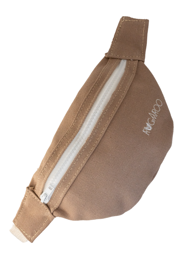 Rugaroo, Earth Brown Pouch Bag - Kids Bum Bag/Fanny Pack