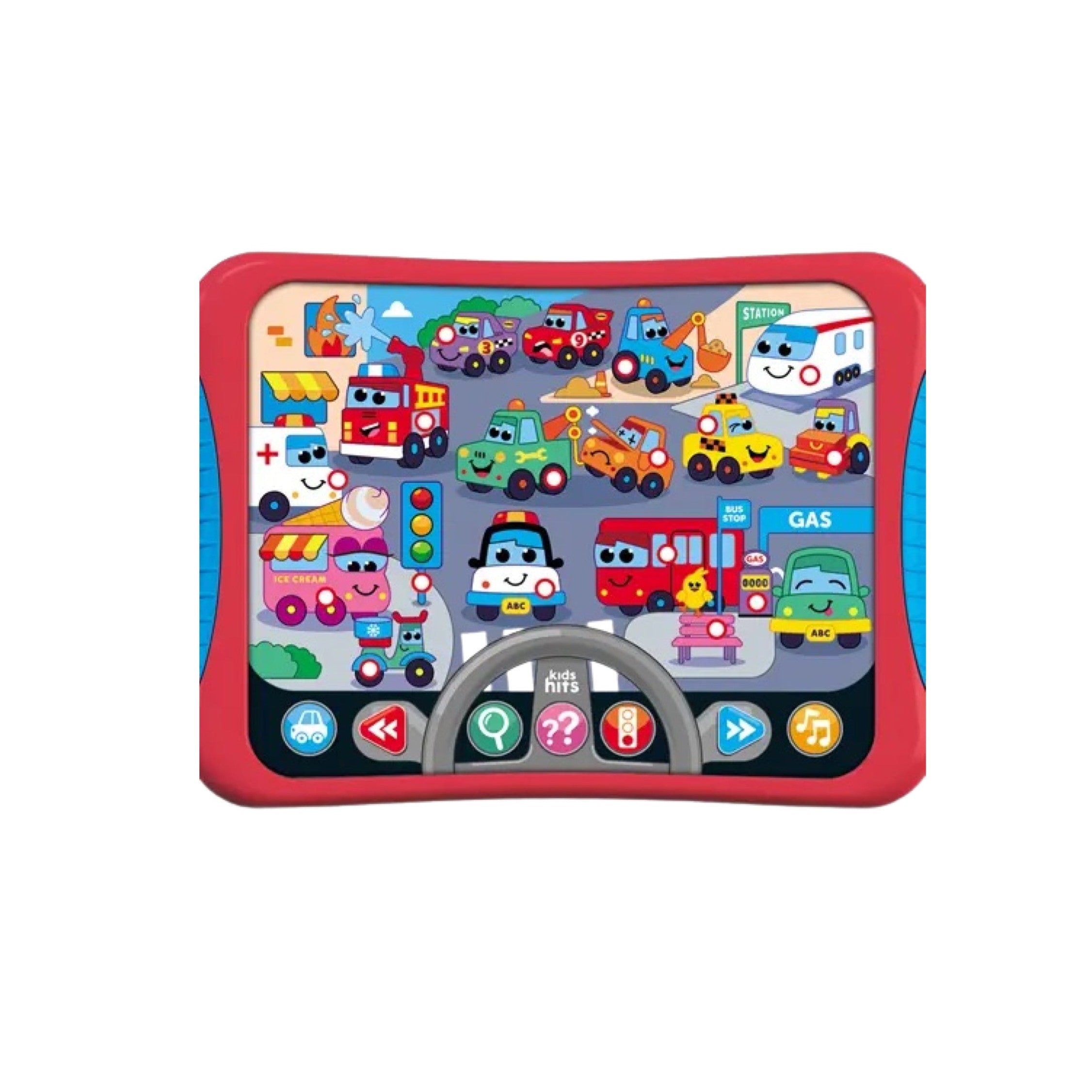 Toddler Educational Cars & Trucks Hit Pad