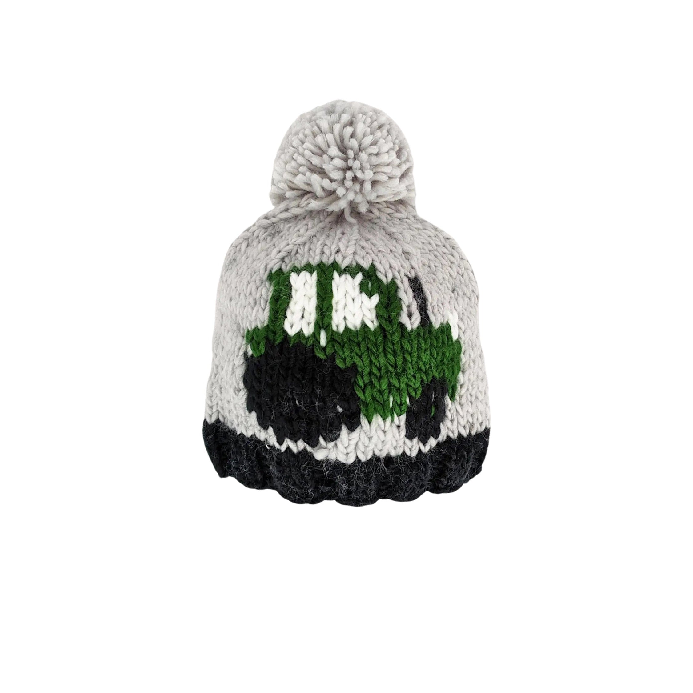 Tractor Hand Knit Beanie Hat