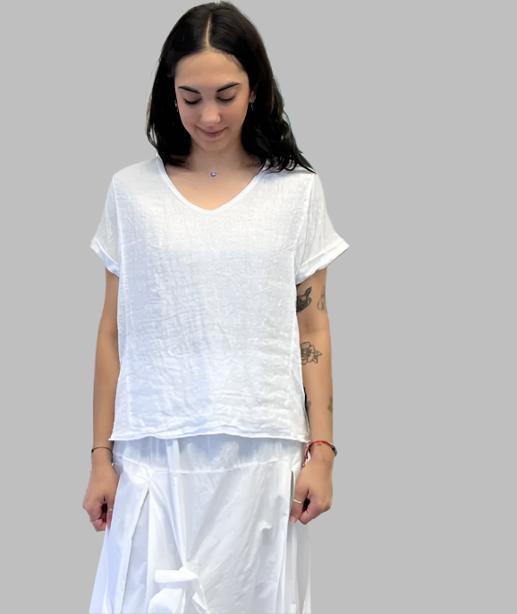 Ladies Linen Tee | 50% Off