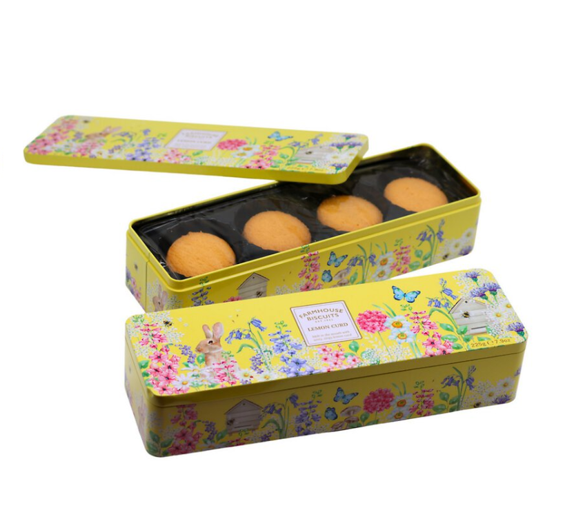 English Garden Lemon Curd Biscuit Tin