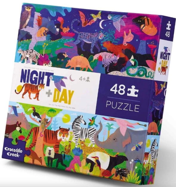 Opposites Puzzle 48pc: Night & Day