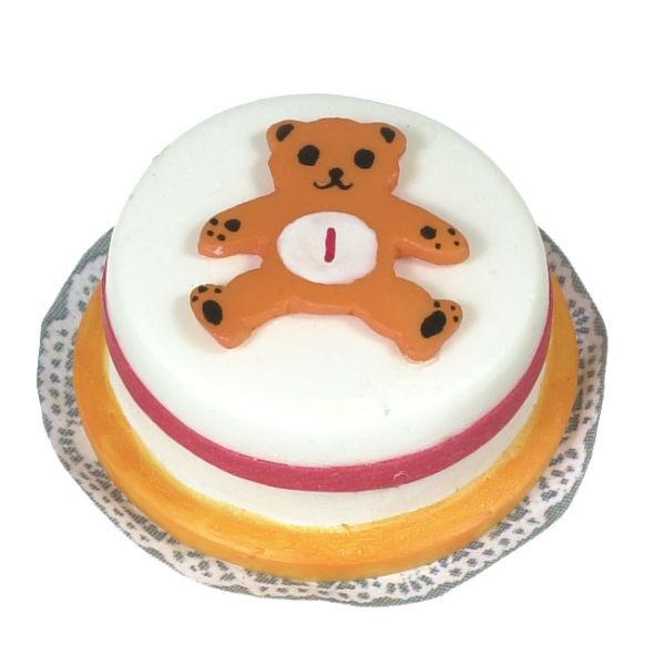 Dollhouse Miniature Kids' Cake