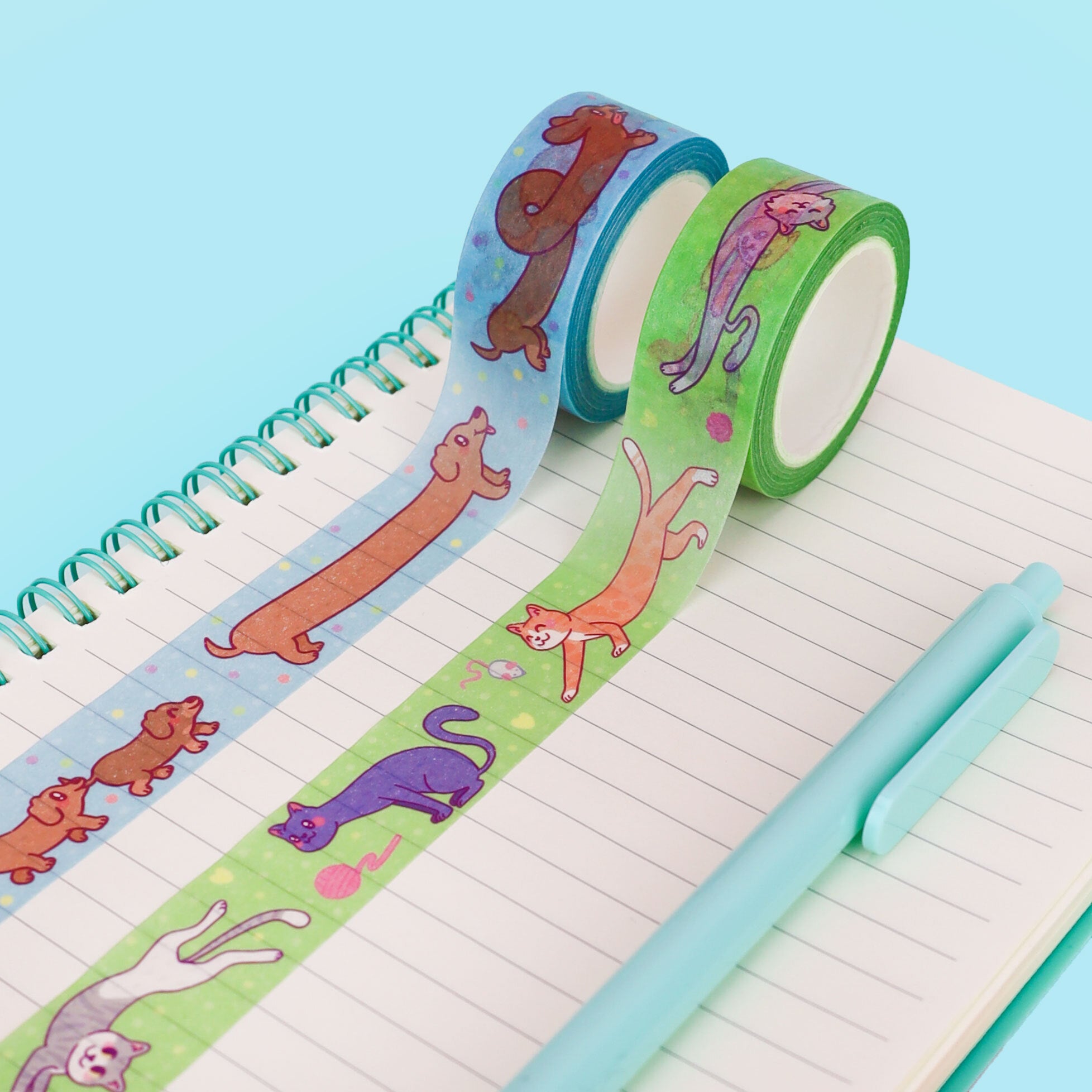 Long Pets Washi Tape Box Set