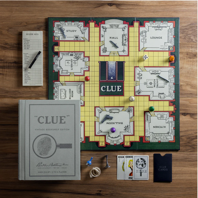 Vintage Bookshelf Game / Click for Selection