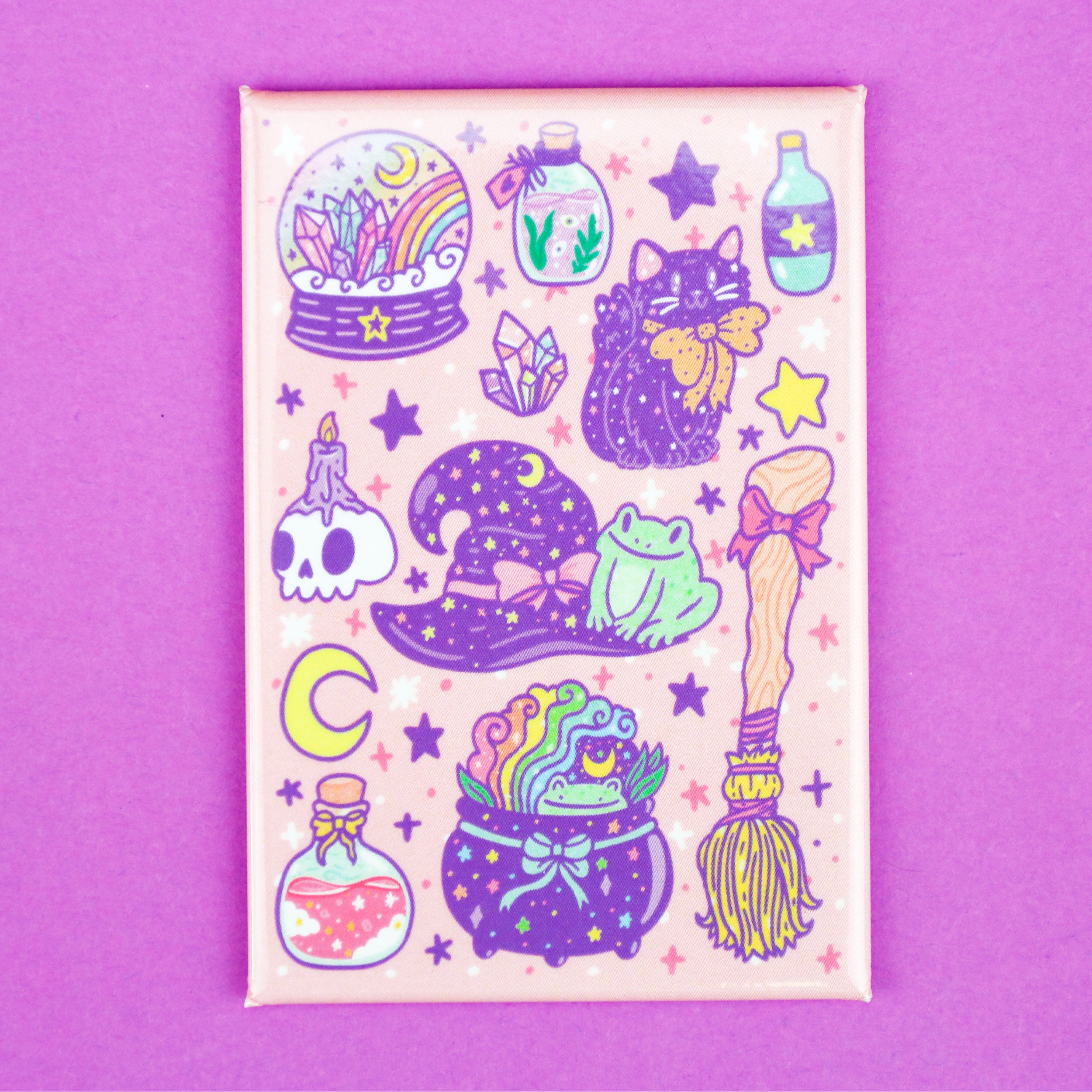 Witchy Things Fridge Magnet
