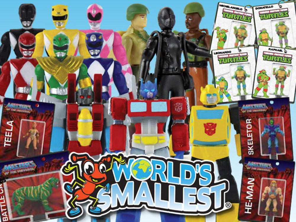 World's Smallest Microaction Figure and Comic