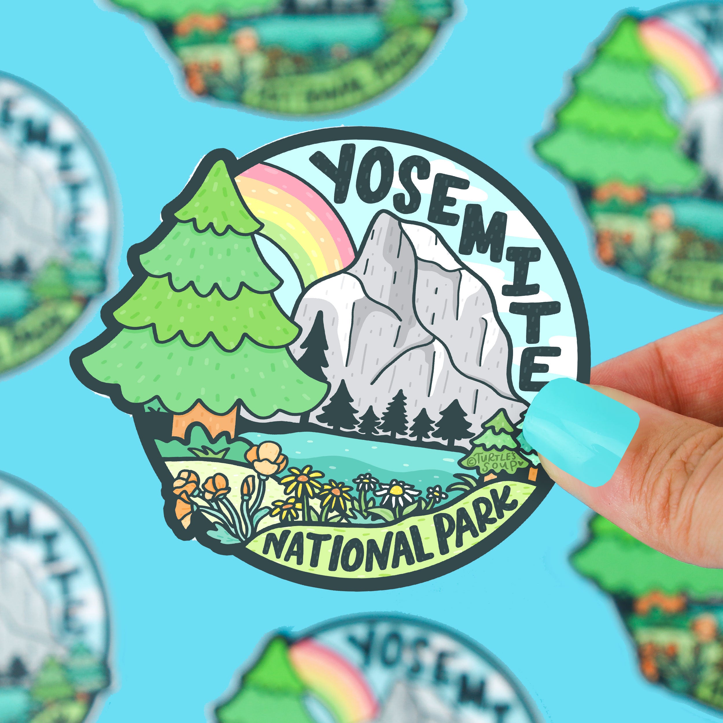 Yosemite National Park Vinyl Sticker