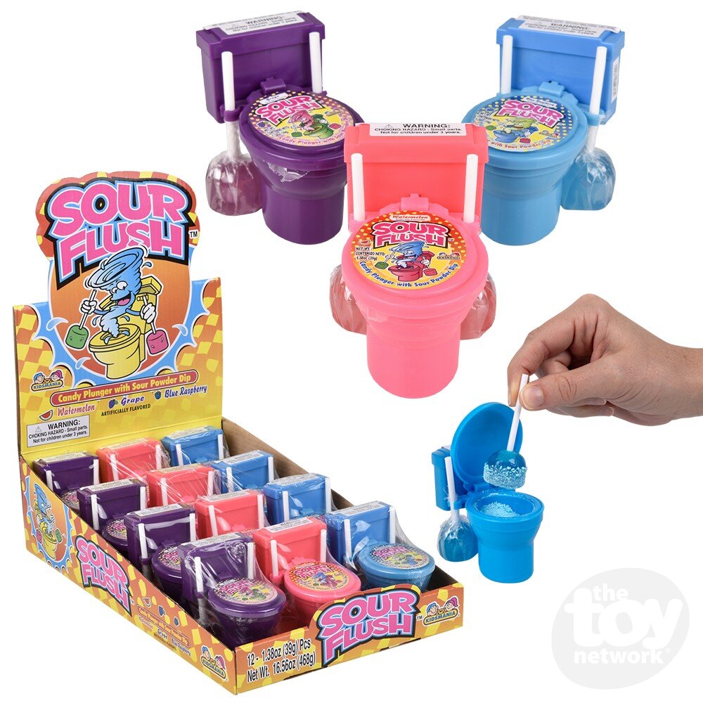Sour Flush Candy Plunger