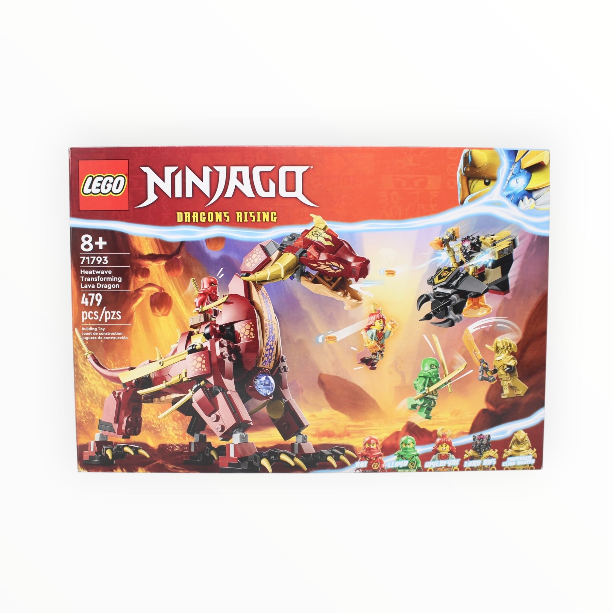 Certified Used Set 71793 Ninjago Heatwave Transforming Dragon