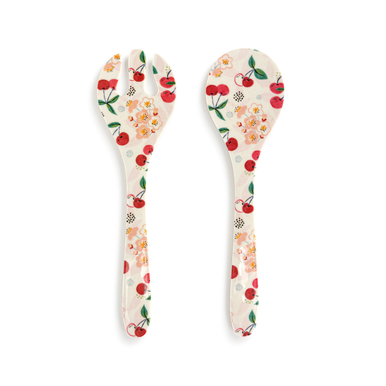 Cherry Bamboo Melamine Utensil Set
