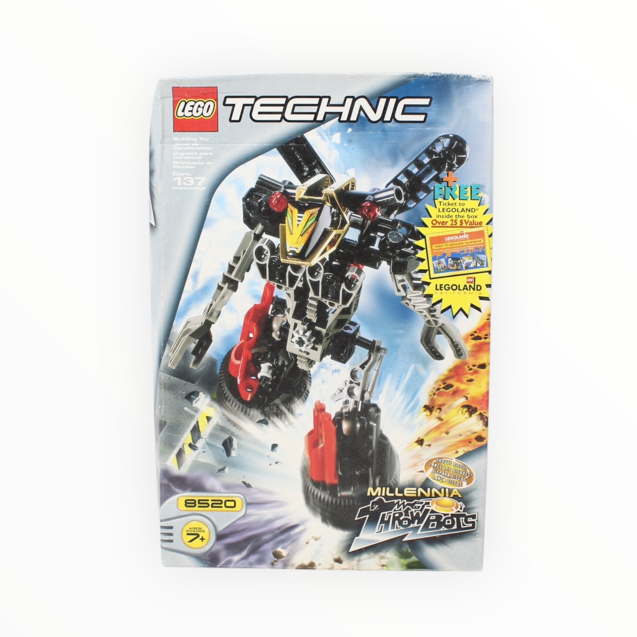 Retired Set 8520 Throwbots Millennia (damaged box)