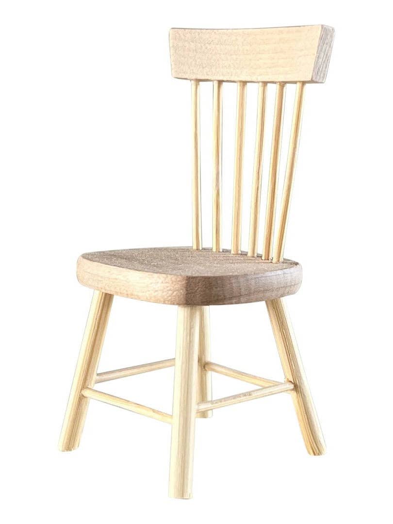 Dollhouse Classic Windsor Dining Chair | Natural Wood