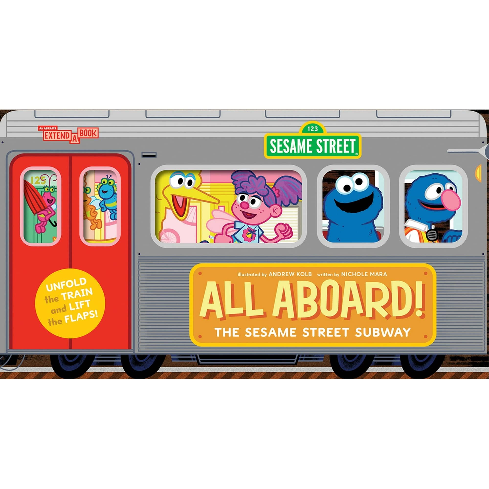 All Aboard! The Sesame Street Subway (Board Book)