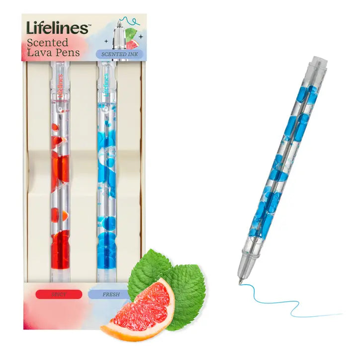Lifelines Scented Lava Pens 2 Pack - Spicy & Fresh