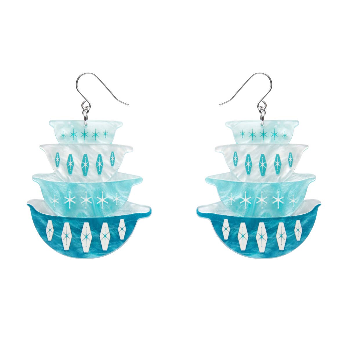 Nanna’s Prized Diamond Bowls drop earrings