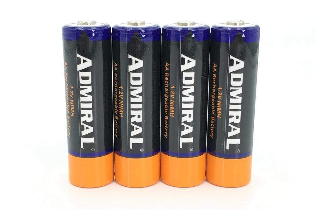 Admiral 2600mAh 1.2V NiMH AA Rechargeable Batteries (4 Pack)