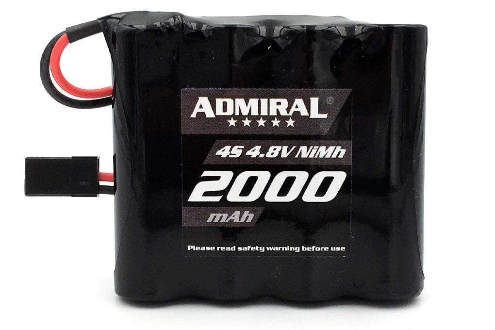 Admiral 2000mAh 4S 4.8V NiMH Battery with JR Connector